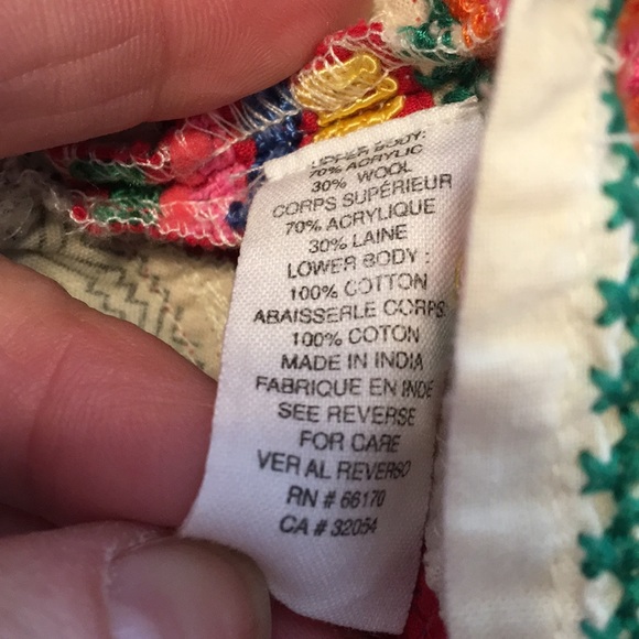 Free People Coachella Orange Knit Embroider Dress - Picture 8 of 8